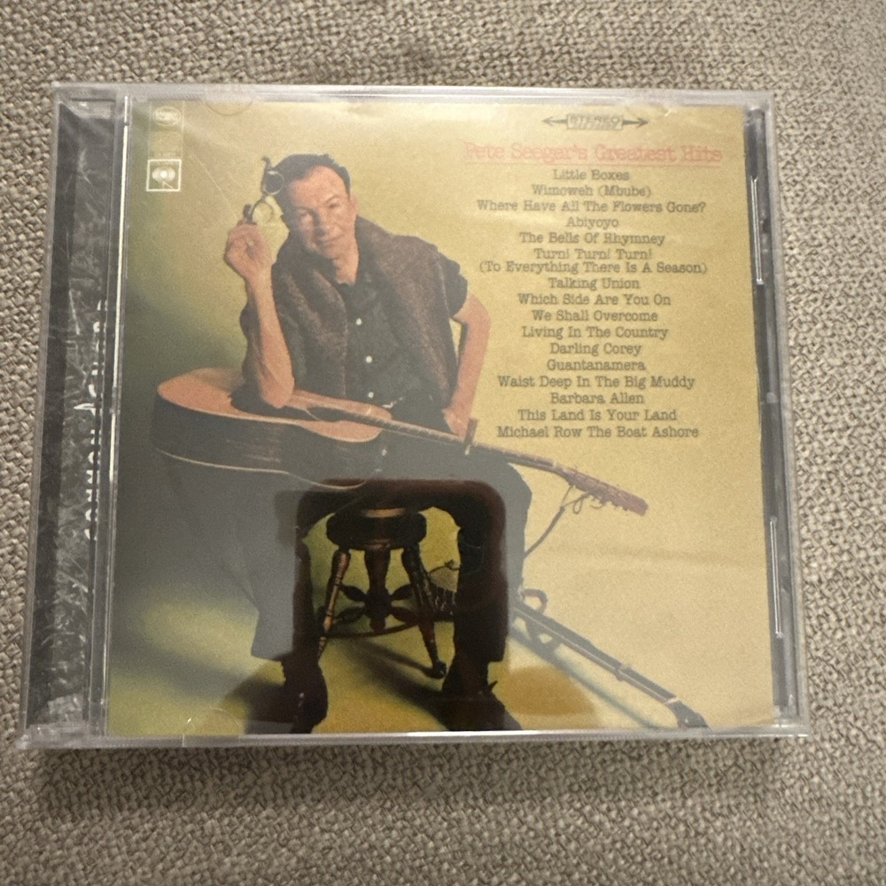Pete Seeger's Greatest Hits by Pete Seeger CD 2002 Folk Sony 074646571125 New